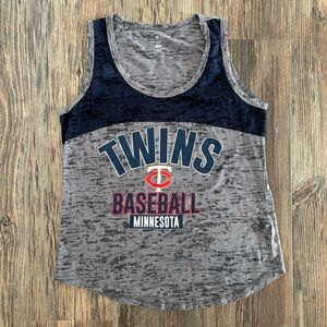 Genuine Merchandise Campus Life Minnesota MN Twins MLB Baseball Tank Top Large